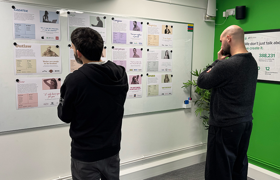 CPG in the brand messaging workshop