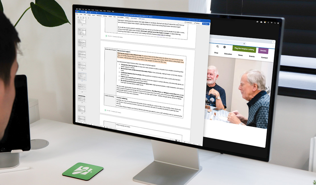 Brand messaging guidelines from workshop