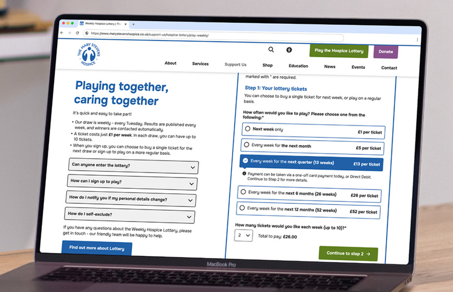 Play the lottery form design