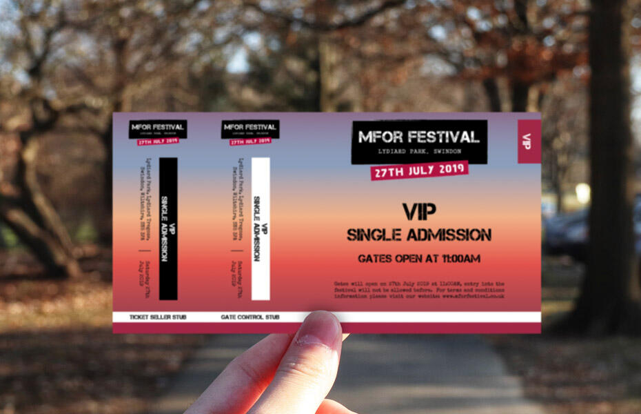 mfor festival ticket