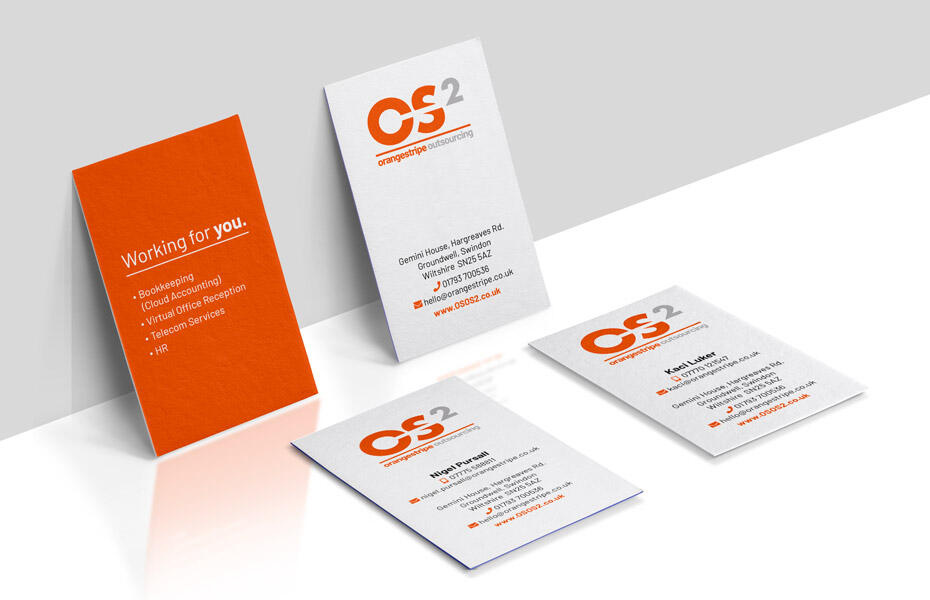 Orangestripe business cards