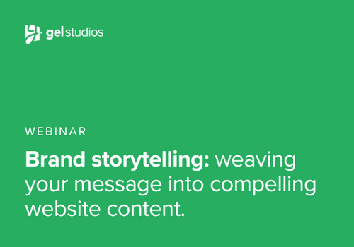 Brand storytelling: weaving your message into compelling website content.