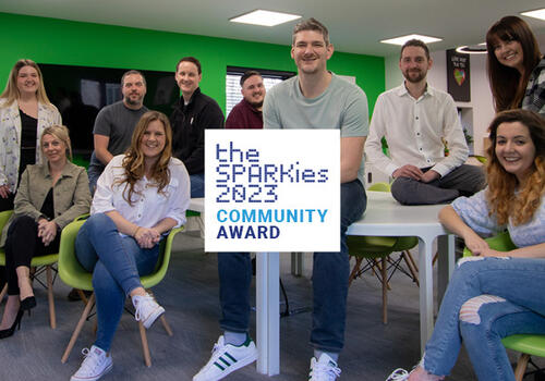 GEL Studios wins Community Award at the SPARKies 2023.