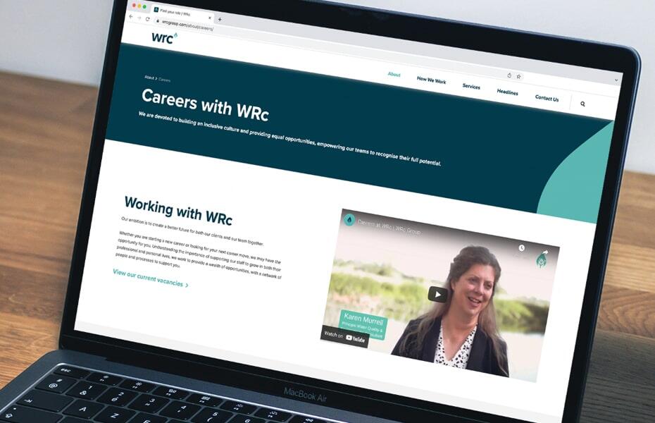Careers website area for WRc